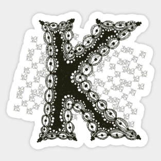 Color Me K Sticker